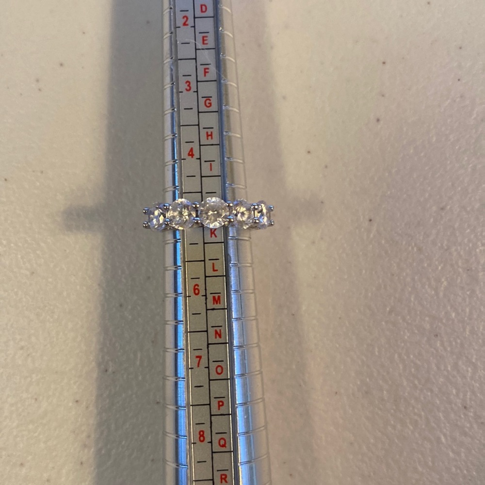 Bradford exchange diamonesk personalized anniversary ring sing 5  4-25-2009